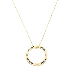 Colar Círculo de Afeto Personalizado