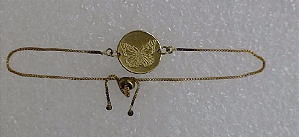 Pulseira Medalha Borboleta