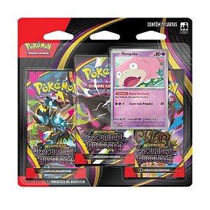 Pokémon TCG Blister Triplo Escuridão Absoluta ME05 Slowpoke