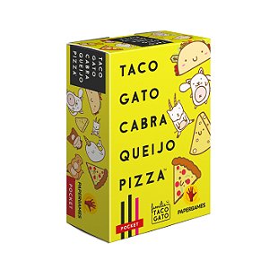 Jogo de Cartas Taco! Gato! Cabra! Queijo! Pizza! Party Game