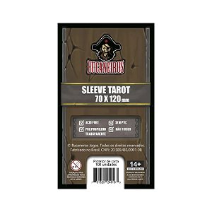 Sleeves Saquinhos Protetores Tarot 70x120mm 100un