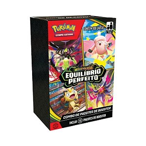 Pokémon TCG Combo de Booster Equilíbrio Perfeito 108 Cartas