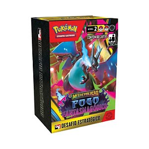 Pokémon TCG Desafio Estratégico Fogo Fantasmagórico 88 Cartas