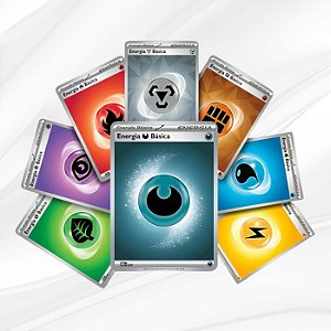 80 Cartas Energia Básica Pokemon TCG Original Copag