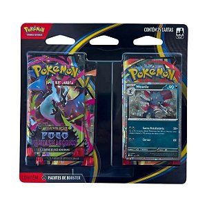 Pokémon TCG Blister Quádruplo Fogo Fantasmagórico ME02 Copag