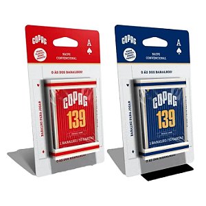 Baralho 139 Naipe Convencional Blister 55 Cartas Copag