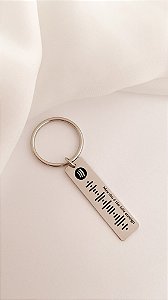 Pingente Personalizado com Código de Música e Frase - "Sua Música, Seu Estilo"