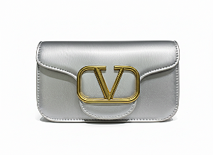 Valentino Garavani Bolsa de Ombro - Aro Dourado