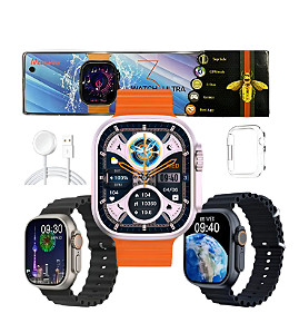 Relógio Inteligente Watch 3 Ultra - Lançamento 2026 Microwear Original Android iOS
