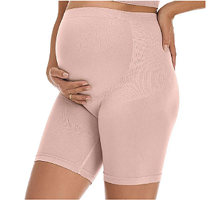 Bermuda Maternity Blush sem Costura Zee Rucci ( G )