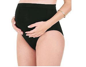 Calcinha Maternity Preto sem Costura Zee Rucci - TAM ( GG )