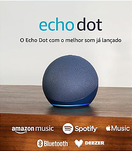 Echo Dot (Geração mais recente) | O Echo Dot com o melhor som já lançado | Alto-falante Inteligente - NOVOS Recursos - Novo em folha