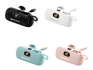 Mini Power Bank Peining Carregador Portátil Wup-953 / Cabe No Bolso 2 Em 1