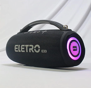 Caixa De Som Bluetooth Potente 200w Graves Subwoofer Potatil - 2026 a prova d'água e poeira + 2 microfones