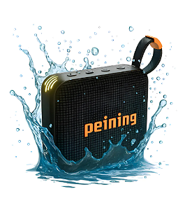 Caixa de Som Bluetooth Portátil Resistente à Água Mini Speaker PEI-SP11 Rosa, preto e Azul
