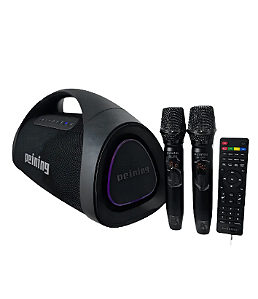 Caixa de Som Boombox Peining PEI-SP02 – 400W de potência, Bluetooth 5.3, IPX6 e bateria 30.000mAh!