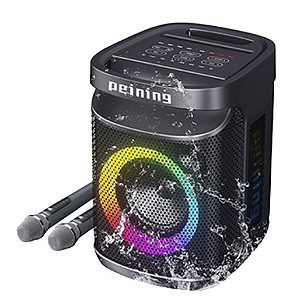 PEINING CAIXA DE SOM BT COM 2 MICROFONE S/FIO PEI-SP03