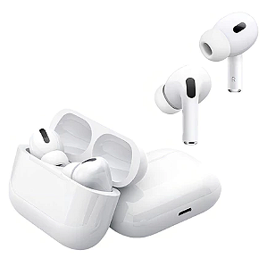 Fone De Ouvido Bluetooth Pro Tws Wireless Headset 5.0 com estojo de recarga MagSafe 1 Par Branco
