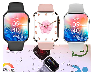 Smart Watch W11 Pro Serie 11 Relogio Original Microwear 47mm Gps Nfc Monitoramento Atividade Fisicas1 Whatsapp 1gb Gps Nf