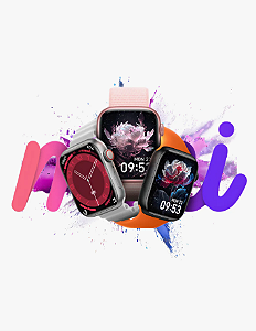 Smartwatch HW Mini 2 Com 7 Pulseiras 41mm Lançamento 206 Chat GPT GPS Compatível IOS e Android Feminino Masculino