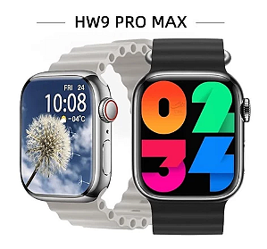 RELÓGIO SMARTWATCH HW9 Pro Max Relogio Inteligente - Tela Amoled 2.2 inch com 3 Pulseiras