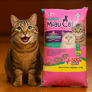 Areia Sanitária Antiodor Miaucat – 4kg