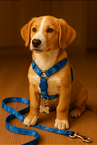 Conjunto Guia e Peitoral c/ Pingente M