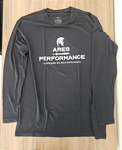 Camiseta Preta Manga Longa Ares