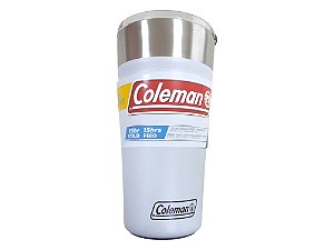 COPO TÉRMICO COM TAMPA – COLEMAN (ORIGINAL) 600ML – BRANCO