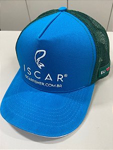 BONÉ ISCARFISHER - VERDE E AZUL - SÉRIE MATO GROSSO DO SUL