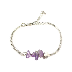 Pulseira Cristal Ametista