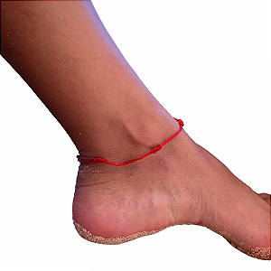 Tornozeleira Vermelha 7 Nós