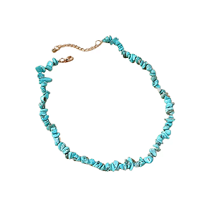 Choker Cristal Turquesa