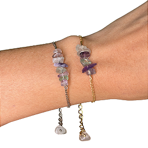 Pulseira Cristal Fluorita