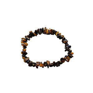 Pulseira de Cristal Olho de Tigre Cascalhos