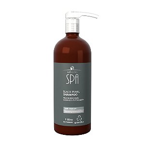 Urbano Spa Black - Black Pearl Shampoo- Shampoo para Renovação da Fibra Capilar - 1L