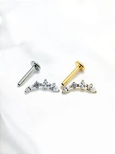 Cluster com 4 Zircônias Titânio