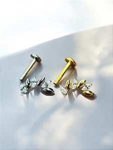 Cluster Navete com Zircônias Titânio