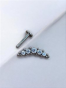 Cluster com Zircônias e Esferas Titânio