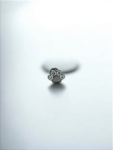 Labret Patinha Zircônias Titânio