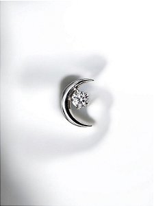 Labret Lua Lisa com Zircônia Titânio