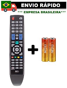 CONTROLE REMOTO COMPATÍVEL COM TV SAMSUNG PLASMA/LED/LCD LE-7772