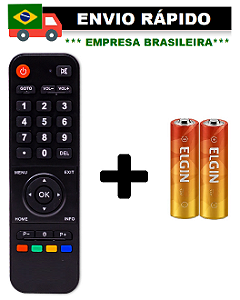 CONTROLE  REMOTO PARA RECEPTOR HTV BOX 3/ HTV BOX 5 LE-7454/KA-3023