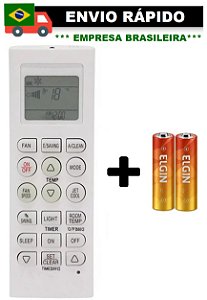 CONTROLE REMOTO COMPATÍVEL COM AR CONDICIONADO LG LE-7433