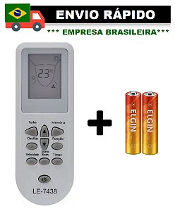 CONTROLE REMOTO COMPATÍVEL COM AR CONDICIONADO CONSUL LE-7438
