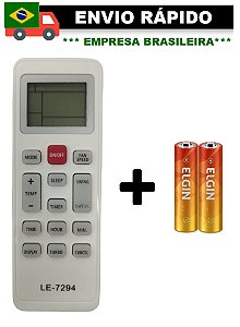 CONTROLE REMOTO PARA AR CONDICIONADO PHILCO LE-7294