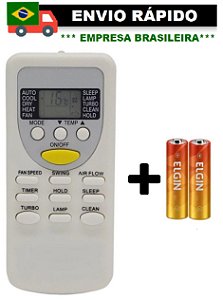 CONTROLE REMOTO COMPATÍVEL COM AR CONDICIONADO KOMECO LE-7431