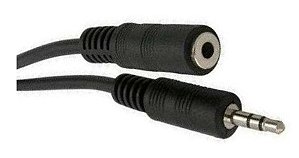 CABO PLUG P2 ST X JACK J2 ST (EXTENSÃO) 1,8M