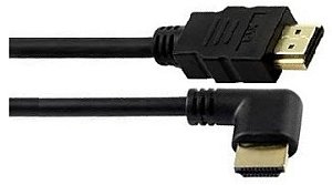 CABO HDMI X HDMI PONTA 90 GRAUS 1,8 METROS
