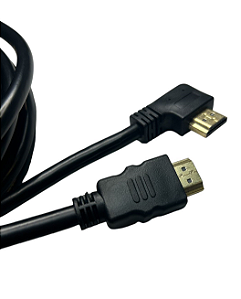 CABO HDMI X HDMI COM PINO 90 GRAUS 3 METROS